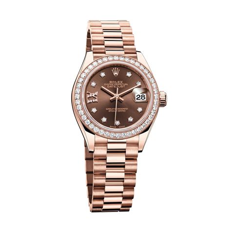 ladies rolex oyster perpetual datejust gold|ladies gold rolex diamond bezel.